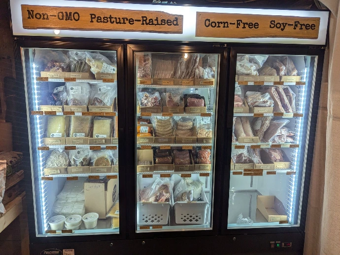 display freezer