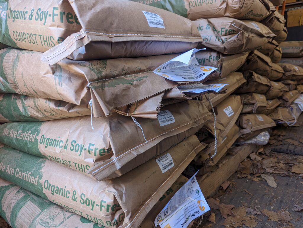 New Country Organic feed bags